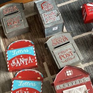 Santa letter, jingle all the way signs